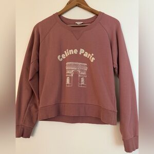 Celine Crew Neck Sweatshirt